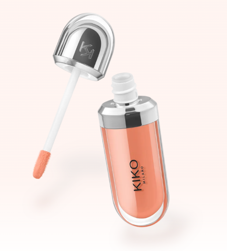 KIKO Milano 3D Hydra Lipgloss 08 Natural Rosewood, 3D Hydra Lipgloss Natural Rosewood, KIKO рожево-коричневий блиск для губ, рожево-коричневий блиск для губ, нюдовий блиск для губ, блиск для губ Rosewood, блиск для губ з ефектом об’єму, зволожуючий блиск для губ, глянцевий блиск для губ, KIKO 08 Natural Rosewood