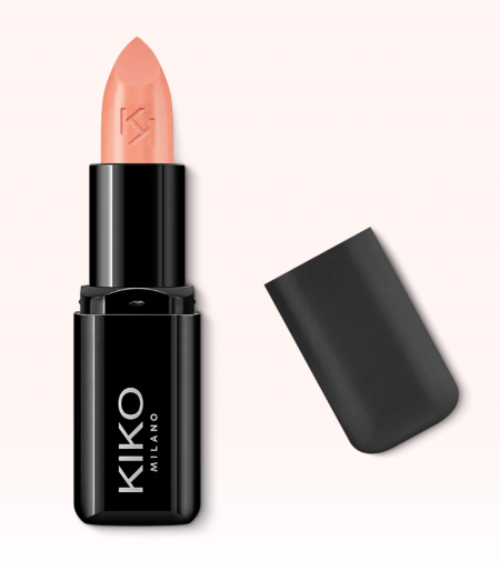 KIKO Milano Smart Fusion Lipstick 402 Peachy Nude, KIKO Smart Fusion Lipstick 402, KIKO помада Peachy Nude, персиково-нюдова помада, нюдова помада для губ, кремова помада KIKO, помада KIKO персиковий відтінок, зволожуюча помада для губ, стійка помада для губ, помада для губ KIKO купити, KIKO 402 Peachy Nude