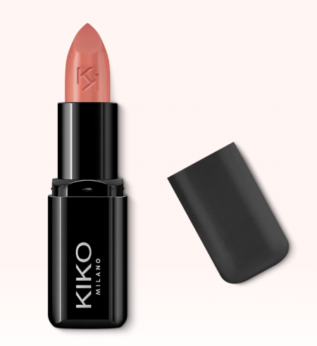 KIKO Milano Smart Fusion Lipstick 404 Rosy Biscuit, KIKO Smart Fusion Lipstick 404, KIKO помада Rosy Biscuit, рожево-бежeва помада для губ, нюдова помада з рожевим підтоном, кремова помада KIKO, помада KIKO нюдовий відтінок, зволожуюча помада для губ, стійка помада для губ, помада для губ KIKO купити, KIKO 404 Rosy Biscuit