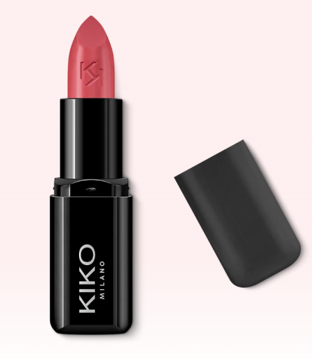 KIKO Milano Smart Fusion Lipstick 407 Rosewood, KIKO Smart Fusion Lipstick 407, KIKO помада Rosewood, рожево-коричнева помада, помада відтінку рожеве дерево, нюдова помада для губ, кремова помада KIKO, помада KIKO натуральний відтінок, зволожуюча помада для губ, стійка помада для губ, помада для губ KIKO купити, KIKO 407 Rosewood