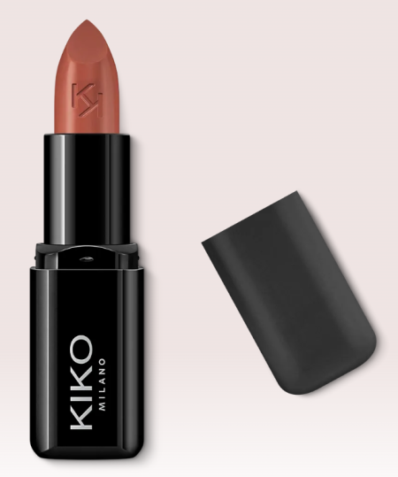 KIKO Milano Smart Fusion Lipstick 432 Hazelnut, KIKO Smart Fusion Lipstick 432, KIKO помада Hazelnut, горіхова помада для губ, світло-коричнева помада, нюдово-коричнева помада, бежева помада з коричневим підтоном, кремова помада KIKO, помада KIKO натуральний відтінок, зволожуюча помада для губ, стійка помада для губ, помада для губ KIKO купити, KIKO 432 Hazelnut