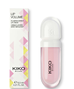 KIKO Milano Lip Volume Tutu Pink 6.5 мл, блеск для увеличения губ KIKO Tutu Pink, lip plumper KIKO Milano, розовый блеск для губ с эффектом объема, увеличивающий блеск для губ, блеск для губ KIKO Milano Tutu Pink, средство для визуального увеличения губ, блеск с эффектом покалывания, уход за губами KIKO Milano