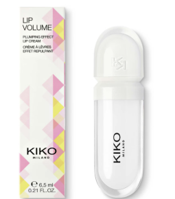 KIKO Milano Lip Volume прозрачный, KIKO Lip Volume Durchsichtig 6.5 мл, прозрачный блеск для увеличения губ, lip plumper KIKO Milano, блеск для губ с эффектом объема, прозрачный глянцевый блеск, увеличение губ без цвета, блеск для губ KIKO Milano, уход и объем губ