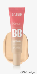 BB крем Paese 02N Beige, BB Cream Paese 30 ml 02N Beige, BB крем с гиалуроновой кислотой Paese, тональный BB крем Paese Beige, увлажняющий BB крем для лица Paese, BB крем для натурального тона кожи, BB крем для выравнивания тона кожи, BB крем Paese купить, оригинальная косметика Paese, профессиональный BB крем Paese, легкий тональный крем Paese, BB крем для сухой кожи, BB крем для нормальной кожи, BB крем с уходом за кожей Paese